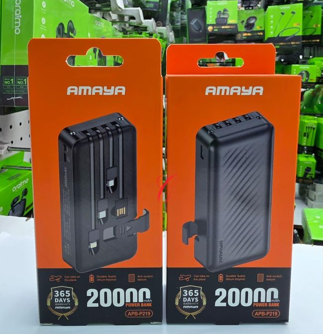 20,000mAh Fast Charging Power Bank – Dual USB Output