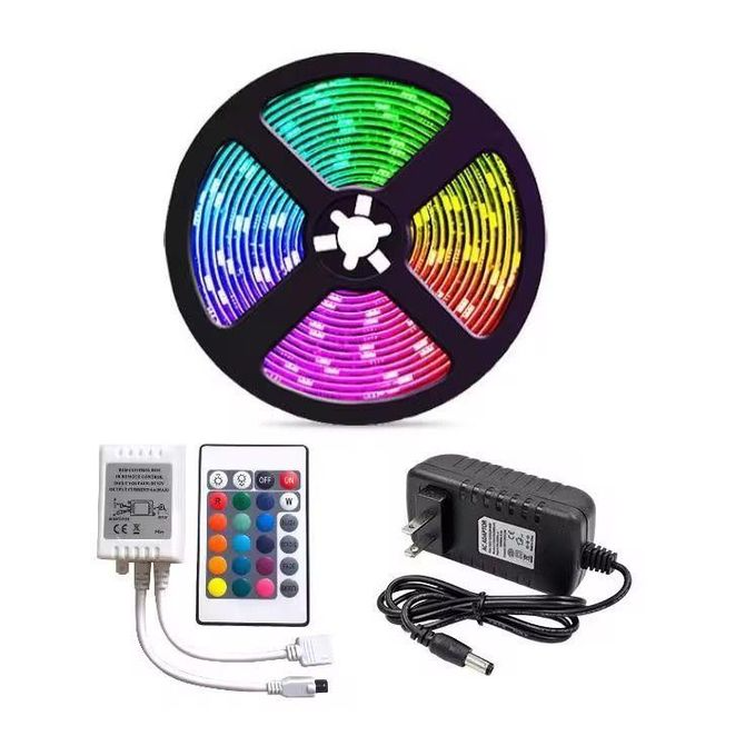 RGB Smart LED Strip Lights with Remote – 5M Color Changing Lights