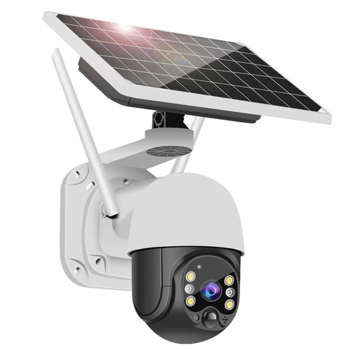 4G Solar Security Camera – PTZ Outdoor Smart CCTV with Night Vision